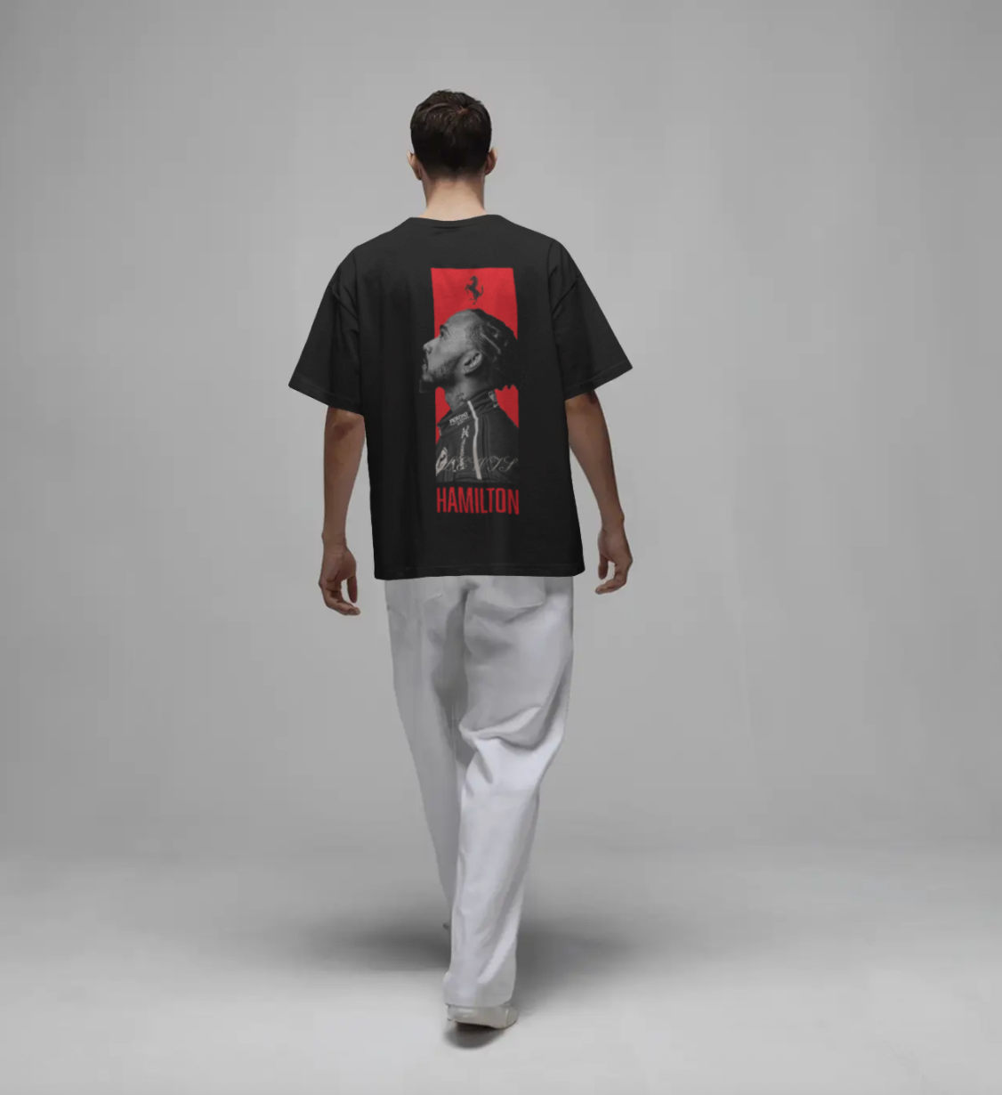 F1 lewis Hamilton unisex Tshirt black