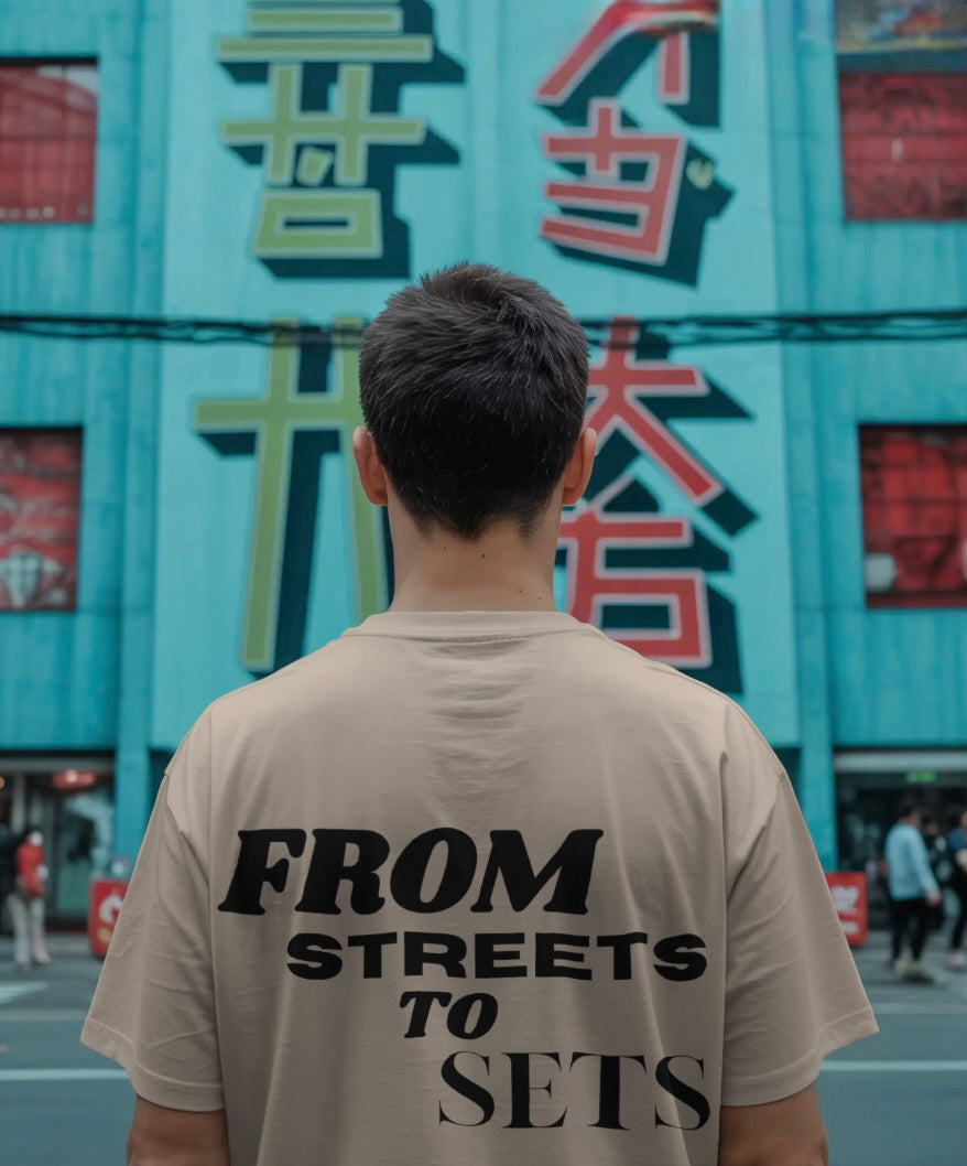 Mdrop unisex oversized Gym Tshirt